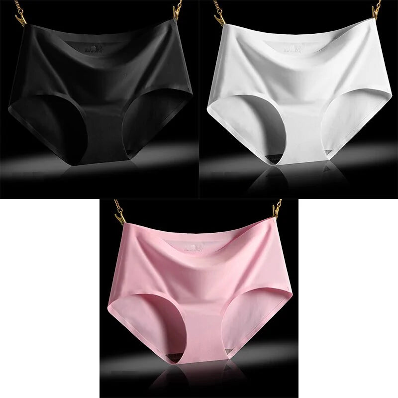 Luxurious Silk Seamless Low-Waist Panties