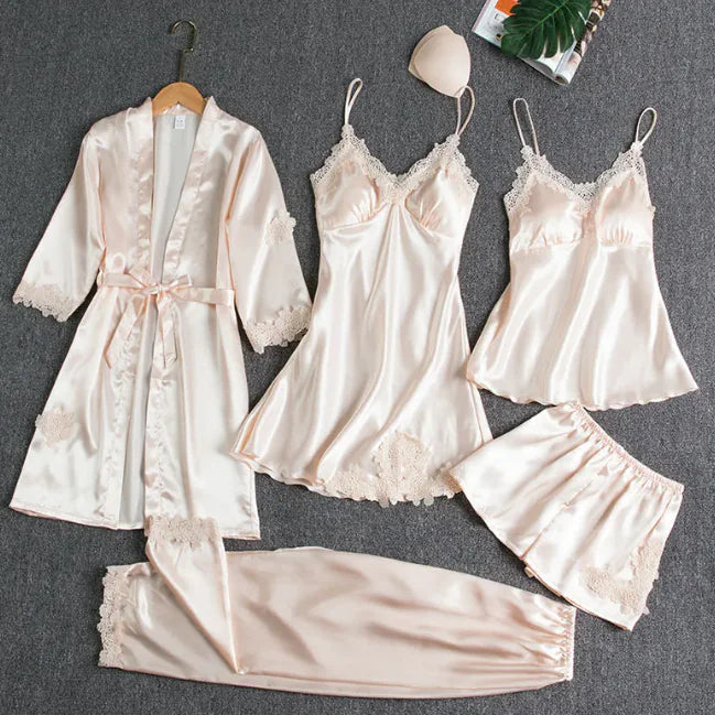Luxury Women's Silk Pajama Set - Comfort Meets Style