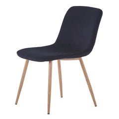 Set of 4 Stylish Black Dining Chairs