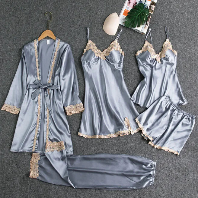 Luxury Women's Silk Pajama Set - Comfort Meets Style