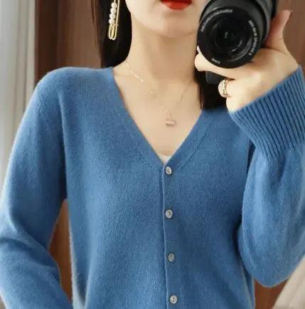 Chic Button Up Cardigan in Multiple Shades