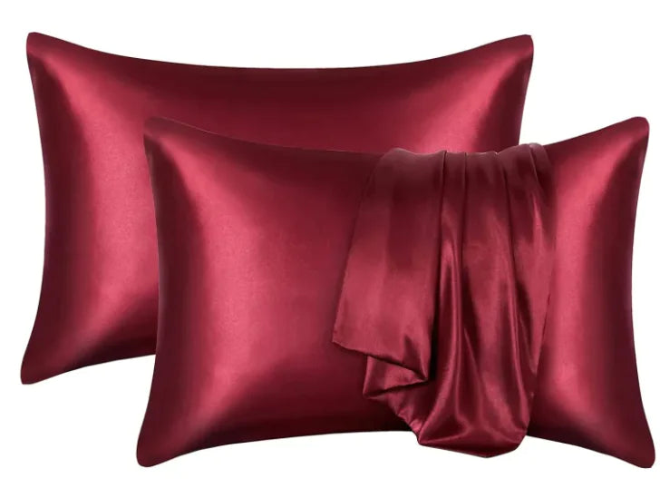 Luxury Silk-Like Pillowcase Set of 2
