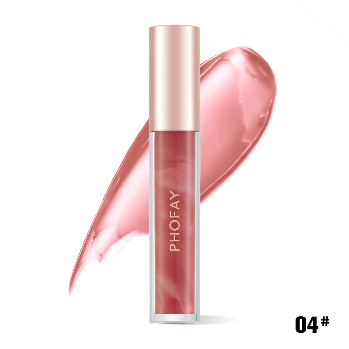 PHOFAY Rose Blooming Hydrating Lip Gloss - 3.8 ML