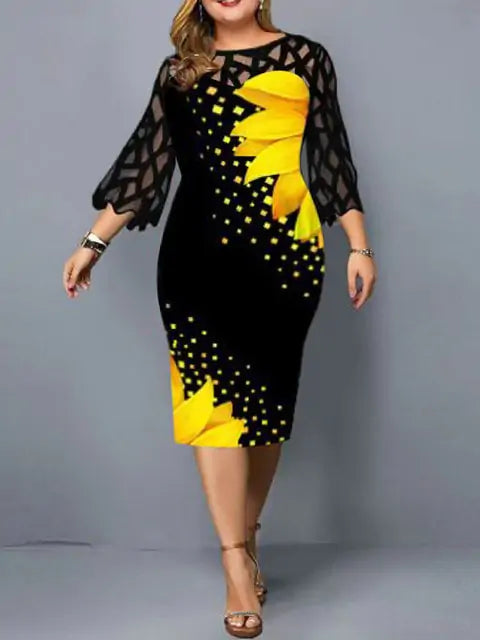 Chic Plus Size Dress – Capture Grace & Poise