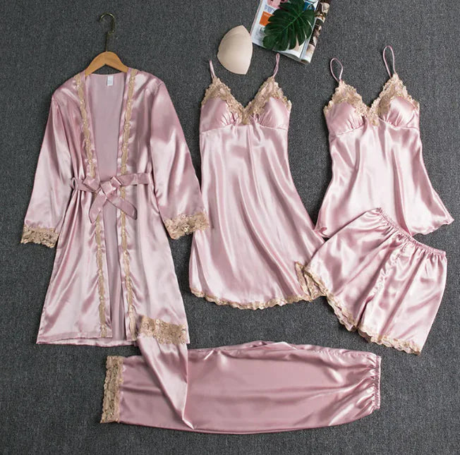 Luxury Women's Silk Pajama Set - Comfort Meets Style