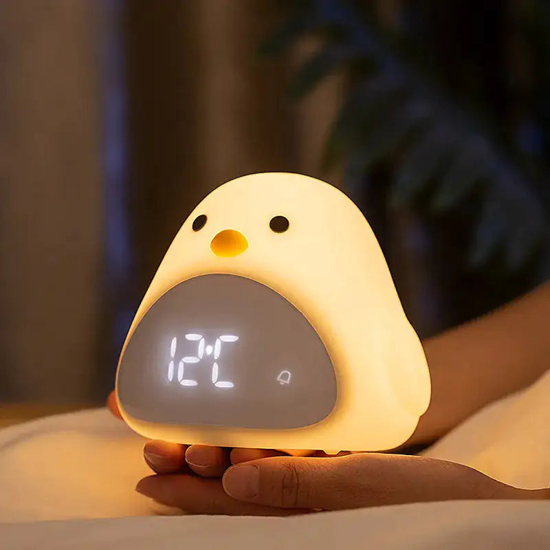 Charming Bird Night Light & Alarm Clock - Multifunctional Digital Clock