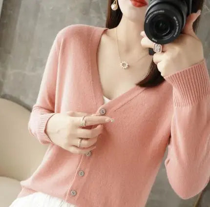 Chic Button Up Cardigan in Multiple Shades