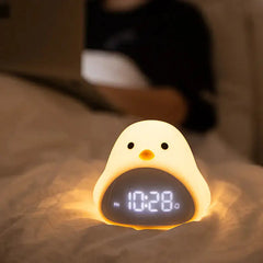 Charming Bird Night Light & Alarm Clock - Multifunctional Digital Clock