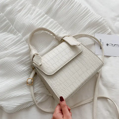 Trendy Crocodile Pattern Mini Shoulder Bag