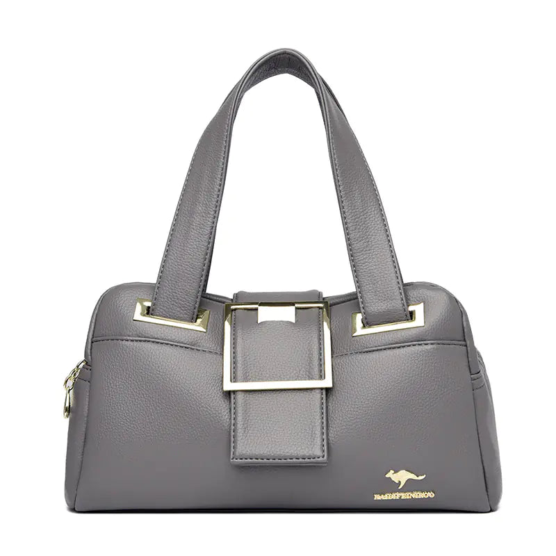 Multi-Compartment Crossbody Tote Bag