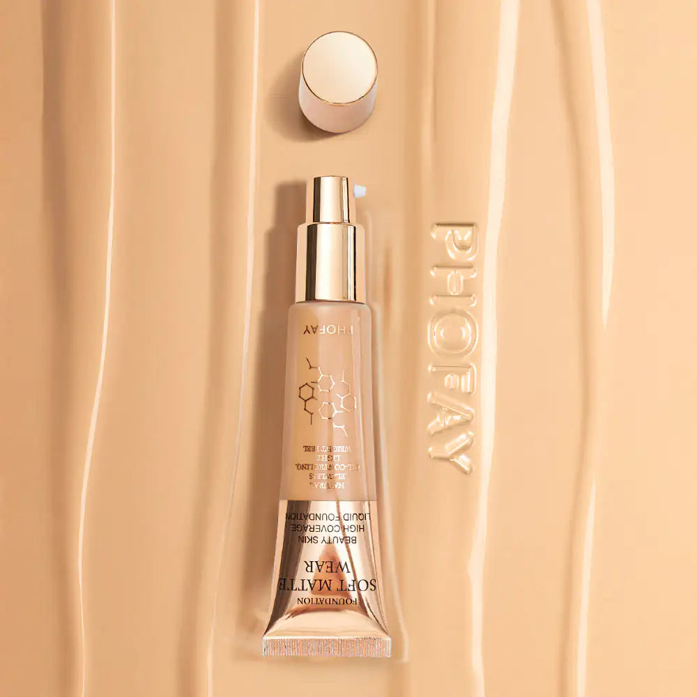 PHOFAY Full Coverage Foundation | Oil-Control & Lightweight