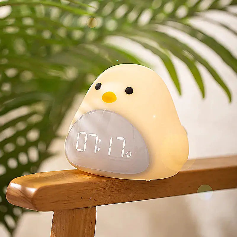 Charming Bird Night Light & Alarm Clock - Multifunctional Digital Clock