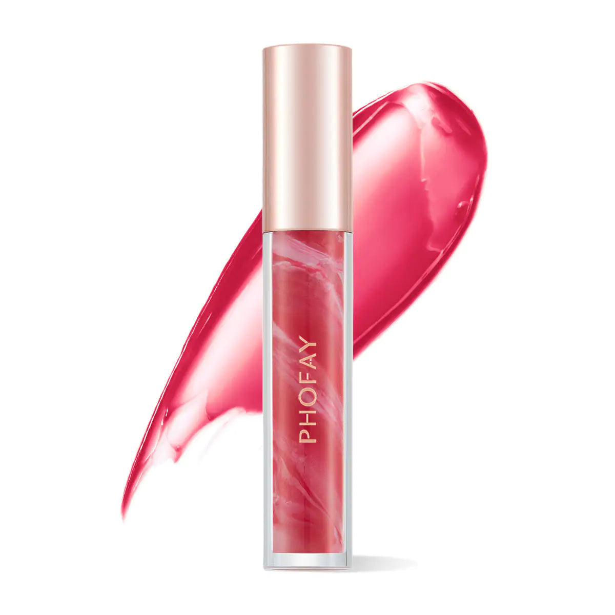 PHOFAY Rose Blooming Hydrating Lip Gloss - 3.8 ML