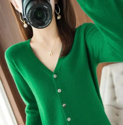 Chic Button Up Cardigan in Multiple Shades