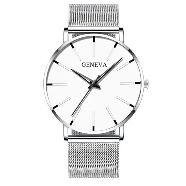 Elegant Minimalist Stainless Steel Watch