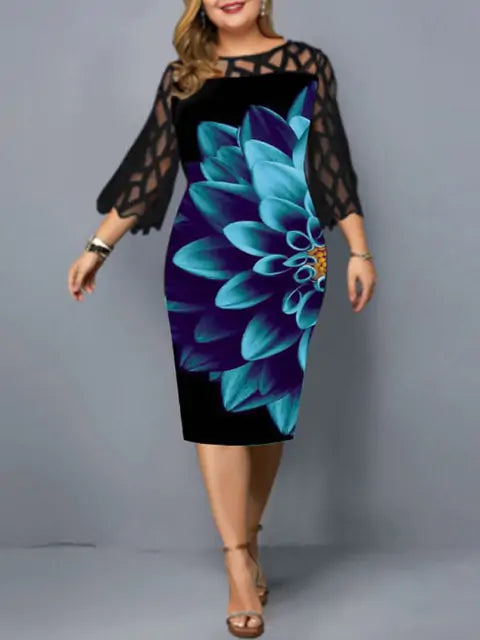 Chic Plus Size Dress – Capture Grace & Poise