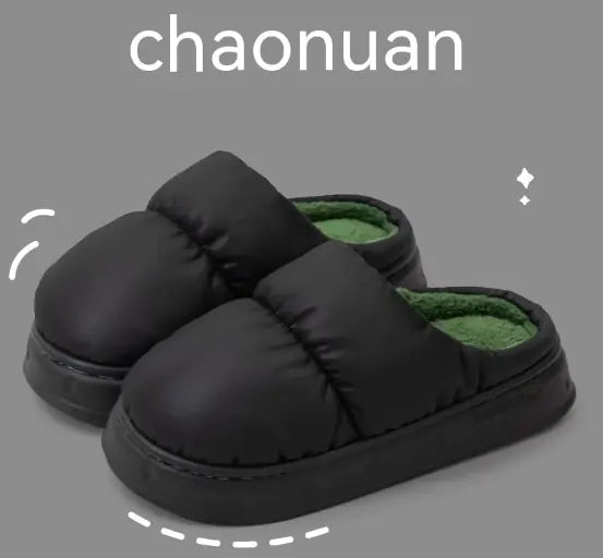 Luxurious Cotton Plush Indoor/Outdoor Slippers