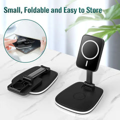 TriMag™ 3-in-1 Magnetic Folding Wireless Charger