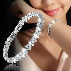 Luxury Roman Crystal Bracelet - Elegant and Timeless