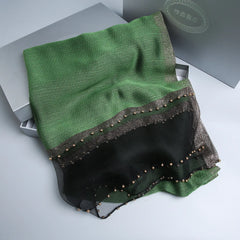 Elegant Silk-Like Scarf for Women - Versatile Long Shawl Wrap