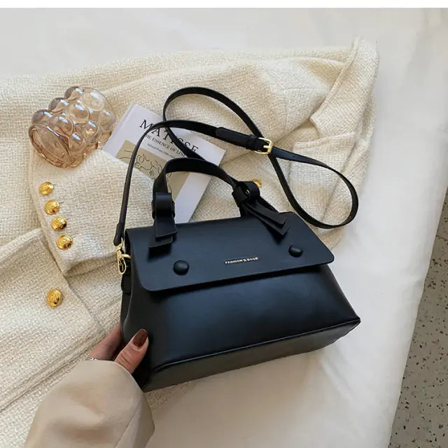 Elegant Vintage Square Bag - Retro Chic Style