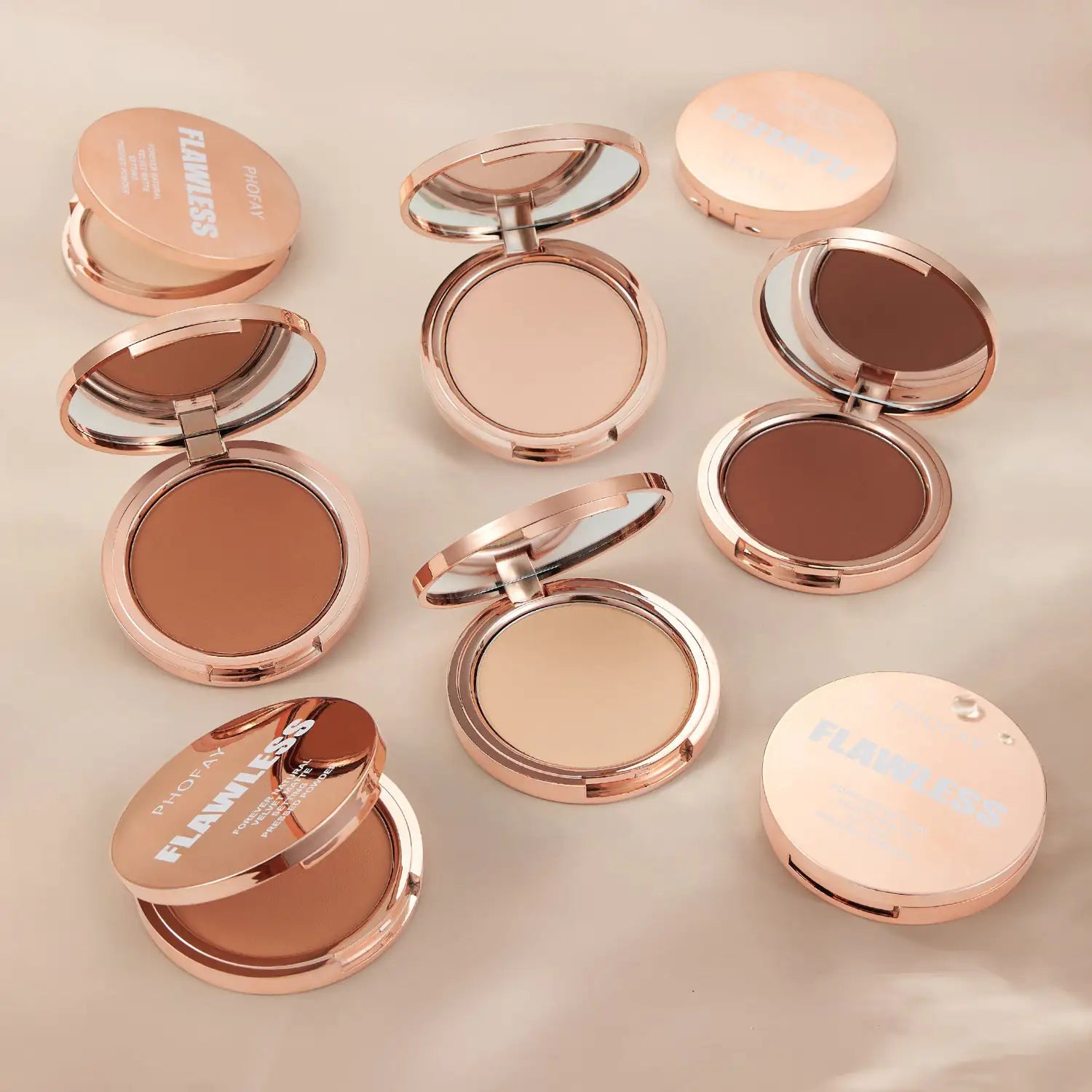 PHOFAY Matte Setting Pressed Powder - 8g