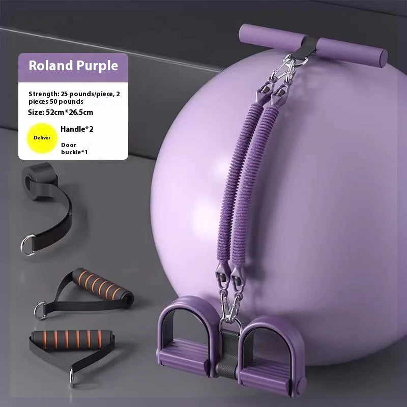 4-Strand Multi-Level Chest Expander with Foot Pedal