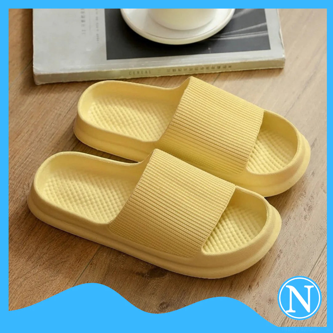 Unisex Ergonomic Cloud Pillow Slippers - Comfort and Style