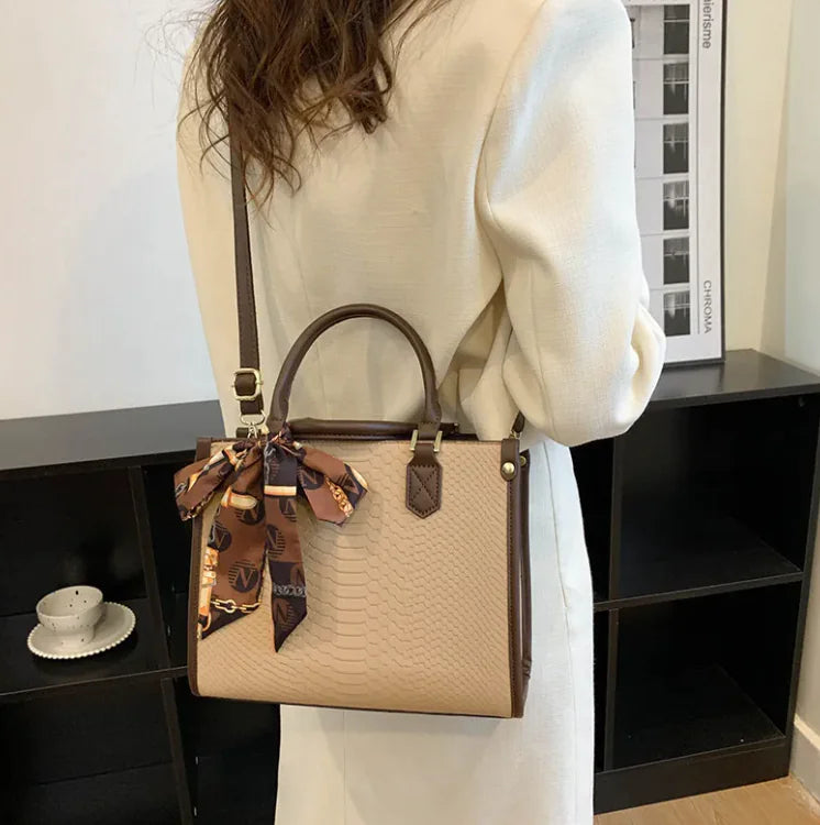 Chic Urban Simplicity Crossbody Bag in PU Leather