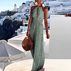 Elegant Sleeveless Boho Dress - Embrace Bohemian Charm