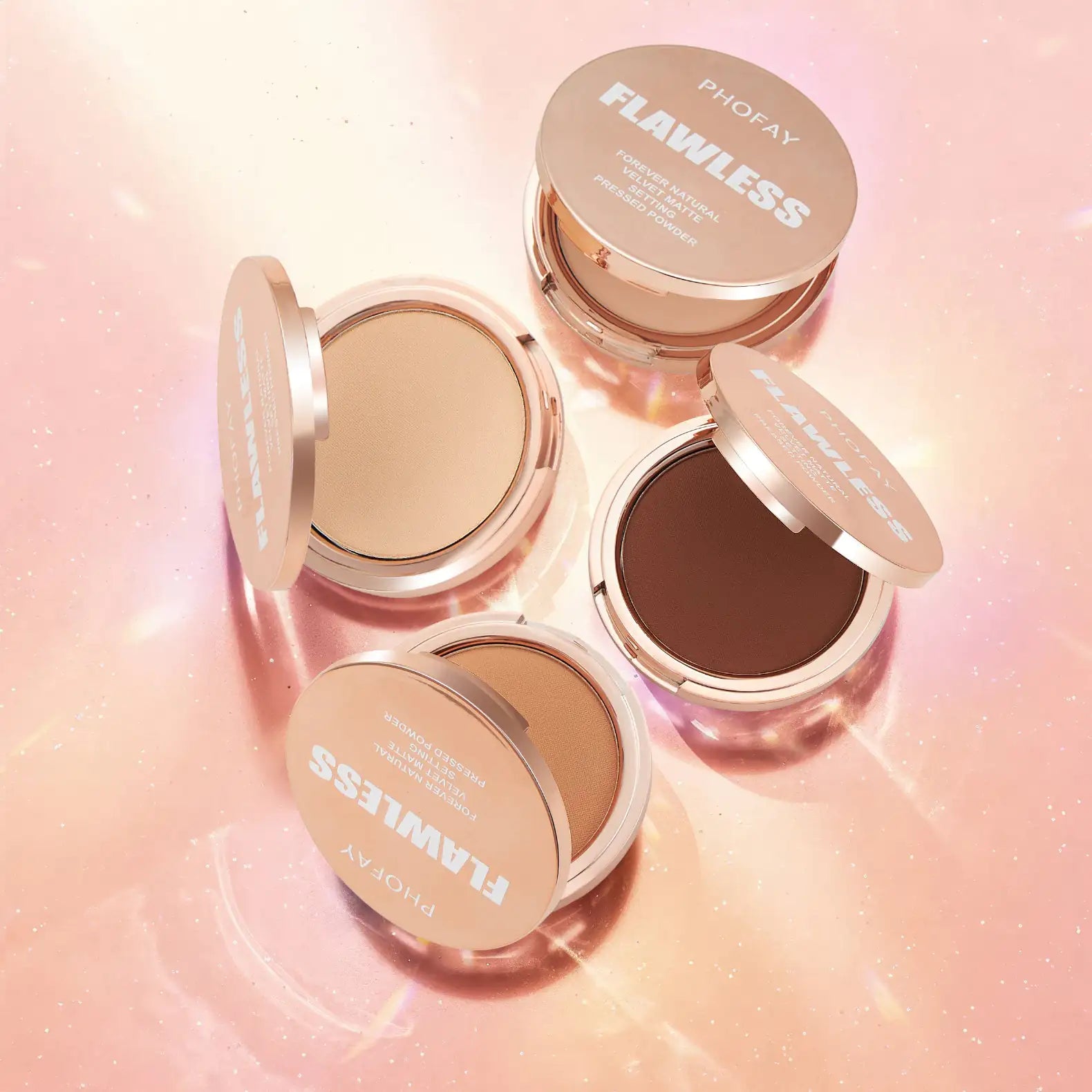 PHOFAY Matte Setting Pressed Powder - 8g