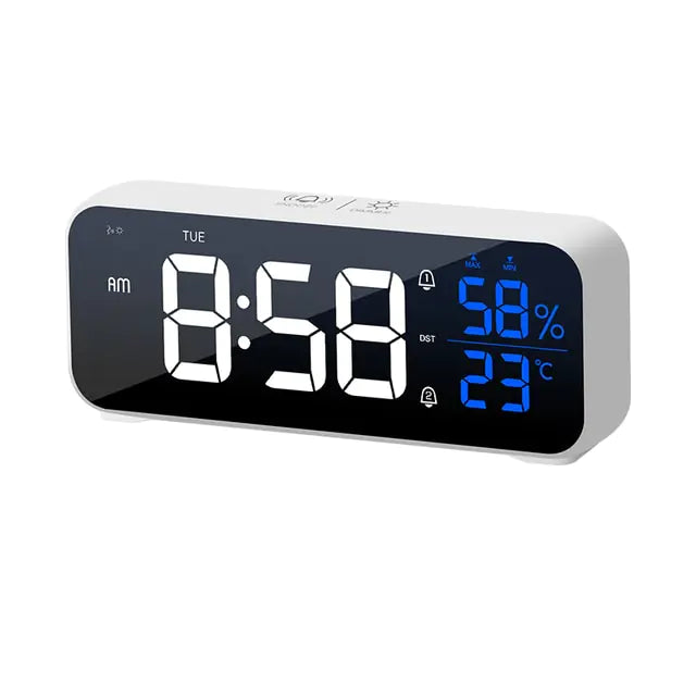 Smart Voice Command Alarm Clock - Effortless Control