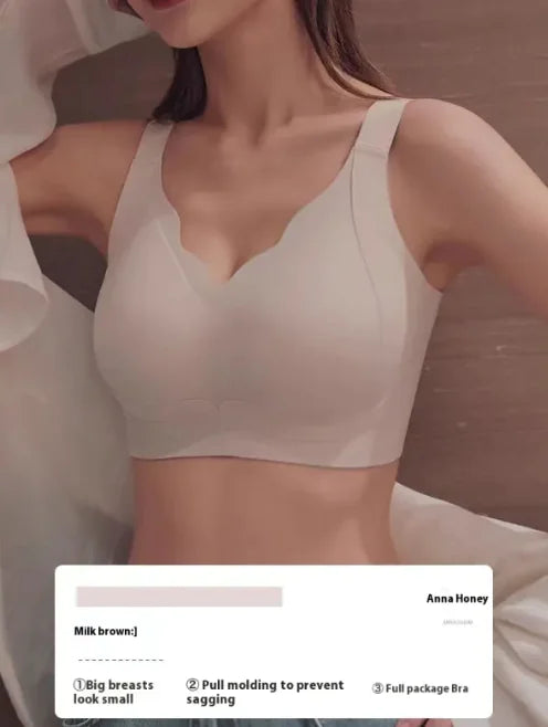 Plus Size Seamless Comfort Bra - Full Support