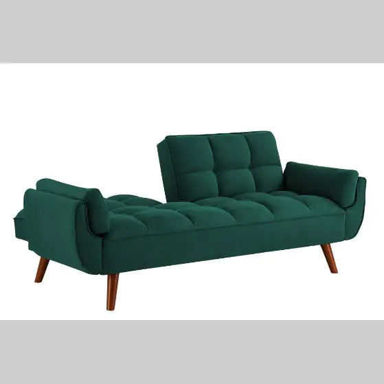 Elegant Green Linen Fabric Sofa for Modern Homes