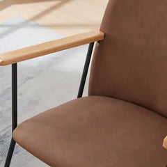Elegant Brown Rocking Chair: Comfort for Living Spaces