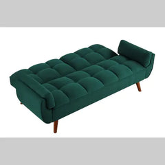 Elegant Green Linen Fabric Sofa for Modern Homes
