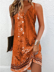 Sleeveless Dress in Varied Prints - Perfect for Any Occasion